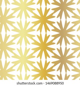 Seamless vector golden background. 10 eps gold repeat pattern for fabric, textile, design, cover, wrapping.