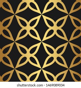 Seamless vector golden background. 10 eps gold repeat pattern for fabric, textile, design, cover, wrapping.