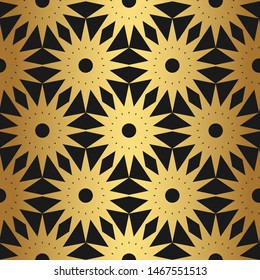 Seamless vector golden pattern. Gold texture. 10 eps background for design, fabric, textile, web and advertising banner.