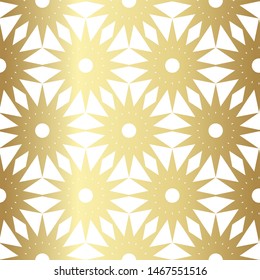Seamless vector golden pattern. Gold texture. 10 eps background for design, fabric, textile, web and advertising banner.