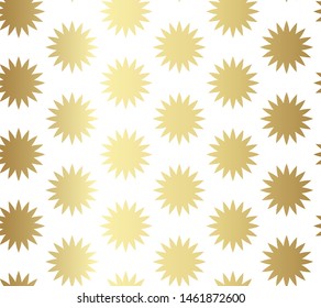 Seamless vector golden repeat geometric pattern. 10 eps. Golden geometrical background for fabric, cover, textile, design, banner.