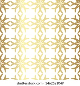 Seamless vector golden repeat geometric pattern. Golden geometrical 10 eps background for fabric, cover, textile, design, banner.