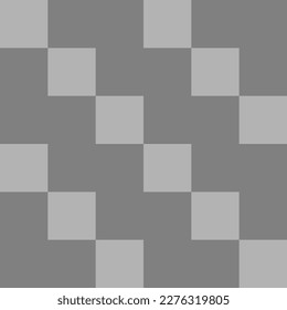 Seamless vector graphic of squares in two shades of grey forming a diagonal pattern. It could be used as a template for block paving