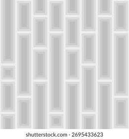 Padrão de cores de retângulos cinzas vetoriais sem costura. Plano de fundo com formas simples. Fundo geométrico do vetor. Projeto padrão para pano, têxtil, fundo.