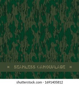 Patrón de camuflaje verde vectorial transparente