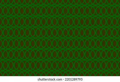 Seamless vector green pattern. Line seamless pattern background Elegant Textile swatch Modern lux Fabric design. Round shape Vector illustration. Abstract geometric texture Green circles 10 eps. Tile