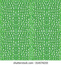 Seamless vector, green snake skin