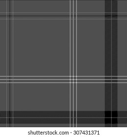 Seamless vector of grey tartan.