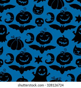 Seamless vector halloween pattern