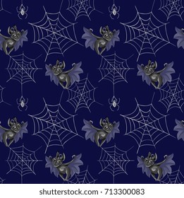 Seamless Vector Halloween Pattern