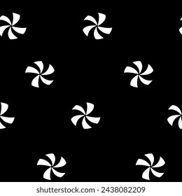 Seamless vector Halloween pattern design. Fashionable pattern with candy for wrapping paper, ceramics, wallpaper, stickers, notepad cover.