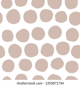 Seamless vector hand draw dotted vector background 