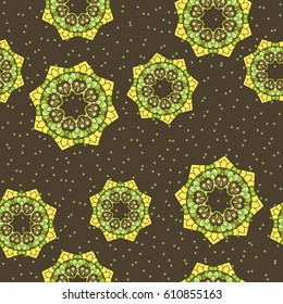 Seamless vector hand drawn geometric pattern, pattern can be used for wallpaper, pattern fills, surface textures