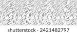 Seamless vector hand drawn irregular tiny polka dot pattern. Small size randomly scattered dots texture. Dotted cute pattern. Black on white artistic doodle sketch tiny dots seamless surface design
