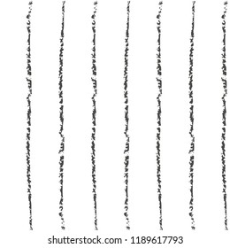 Seamless vector hand drawn pattern with vertical striped background. It can be use for fabric, packaging, labels, wrapping paper or background of something else.