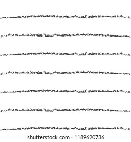 Seamless vector hand drawn pattern with horizontal striped background. It can be use for fabric, packaging, labels, wrapping paper or background of something else.
