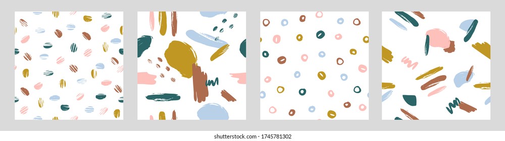 Seamless vector  hand drawn pattern Trendy baby texture for fabric textile wallpaper apparel wrapping