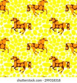 Seamless vector hand drawn pattern in the style of boho or hippy. Tribal elements