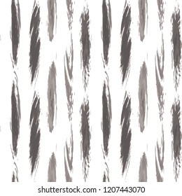 Seamless vector hand-painted pattern. Sketch geometric realistic collage. Easy to recolor