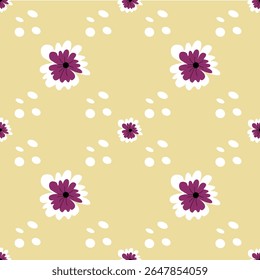 Seamless vector heart flower for wallpaper, fabric,wrapping paper,notebook cover,clothing,backdrop and stationary.