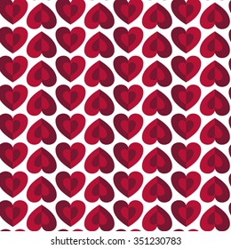 seamless vector heart pattern 