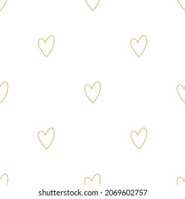 Seamless vector hearts symbol pattern. Valentine's day background. Stylish pattern for design, fabric, textile etc.