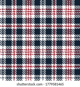 Vector sin foco. Tártaro de hueso de arenque para el poncho, manta u otros diseños de tela. Patrón de platillos azules