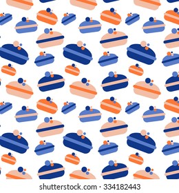 Seamless vector holiday hanukkah pattern