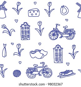 seamless vector Holland pattern