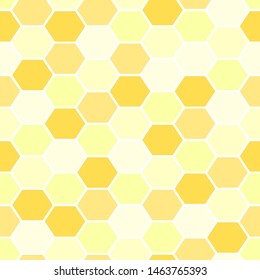 Seamless vector honeycomb hexagon pattern. 