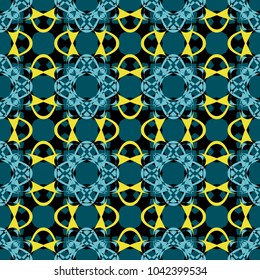 Seamless vector illustration of abstract decorative figures. Design elements scrapbook. Can be used for wallpapers, fill images, web page, background, surface