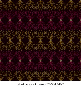 Seamless vector illustration of abstract rosettes