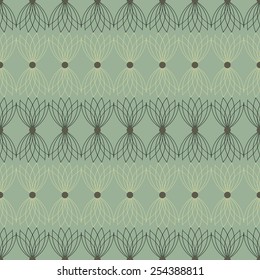 Seamless vector illustration of abstract rosettes