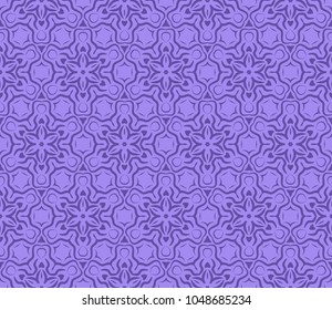 Seamless vector illustration. Art deco floral, geometric pattern. For design, wallpaper, interior