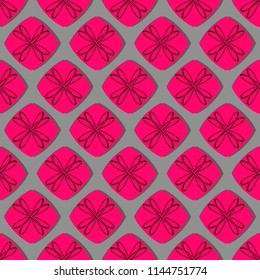 Seamless vector illustration background of abstract shapes