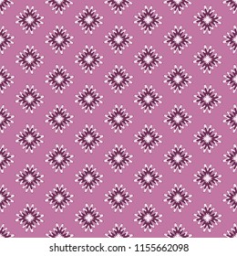 seamless vector illustration background of abstract  decorative flowers
