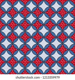 seamless vector illustration background of abstract geometric shapes