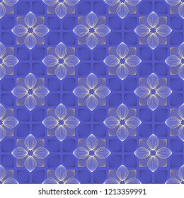 seamless vector illustration background. Abstract pattern of decorative flowers. Design elements for Scrapbook. Can be used for wallpapers, fills images, background, surface