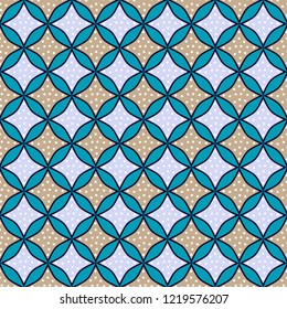 seamless vector illustration background of abstract geometric shapes