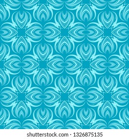 Seamless vector illustration background of abstract ornamental flowers.  Can be used for wallpapers, fill images, web page, background, surface