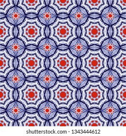 seamless vector illustration background of abstract geometric  shapes 