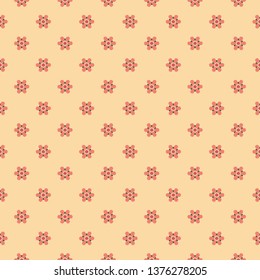 seamless vector illustration background of abstract decorative flowers