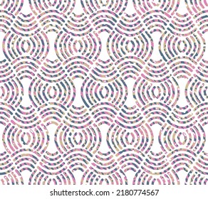 Seamless vector illustration background of abstract shapes. Abstract curve texture lines on white background.