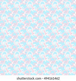 seamless vector illustration background of abstract shapes