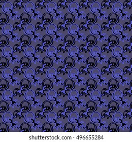 seamless vector illustration background of abstract shapes