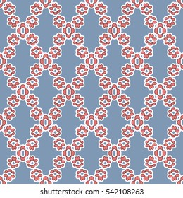 seamless vector illustration background of abstract shapes