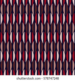 seamless vector illustration background of abstract colorful semicircles