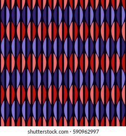 seamless vector illustration background of abstract colorful semicircles