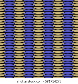 seamless vector illustration background of abstract shapes of semicircles