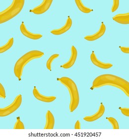 Seamless vector illustration of bananas